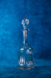 Modernist Hand-Blown Glass Decanter